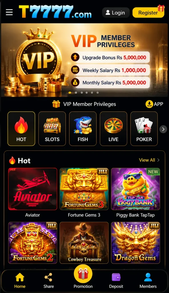 t7777 game